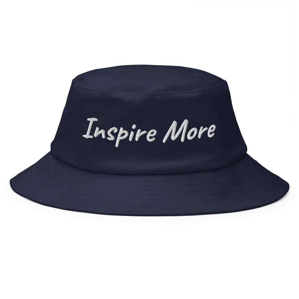 Inspire More In Diamond Embroidery on Old School Bucket Hat