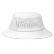 Wisdom In Marble Embroidery on Old School Bucket Hat