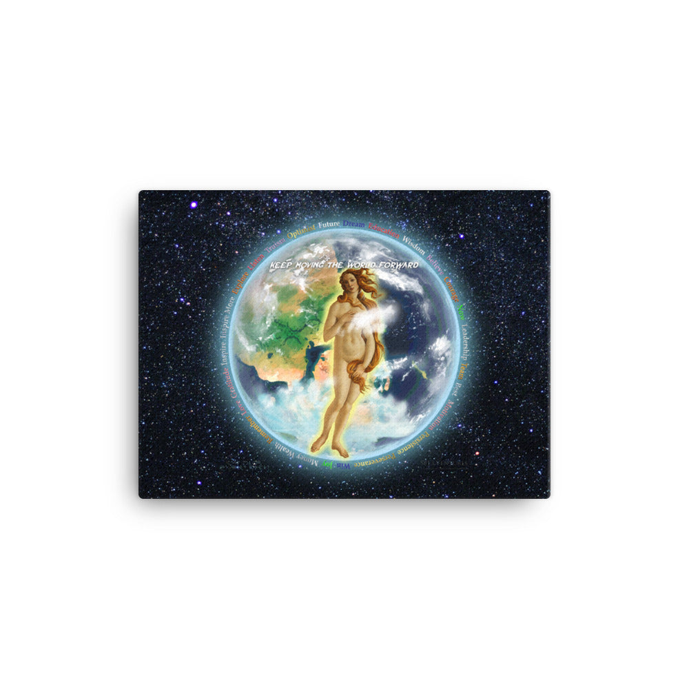 Venusian Earth on Canvas Print