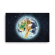 Venusian Earth on Canvas Print