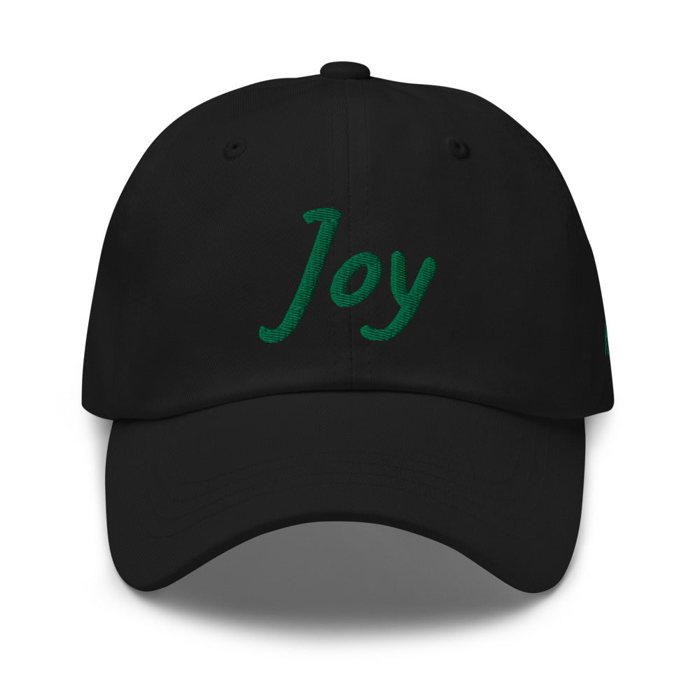 Joy In Emerald Embroidery on Classic Dad Hat