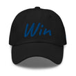 Win In Sapphire Embroidery on Classic Dad Hat