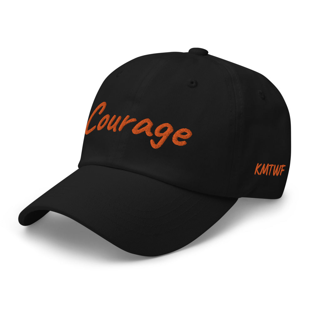 Courage In Amber Embroidery on Classic Dad Hat