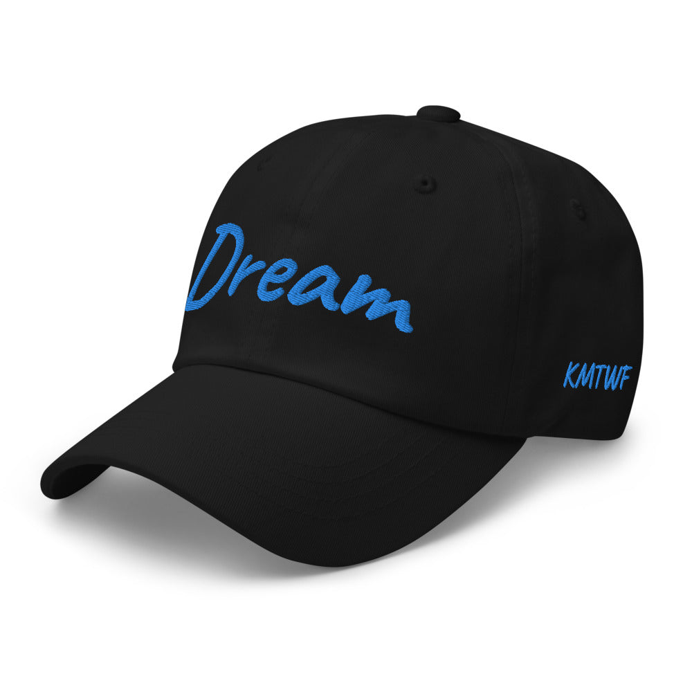 Dream In Sapphire Embroidery on Classic Dad Hat