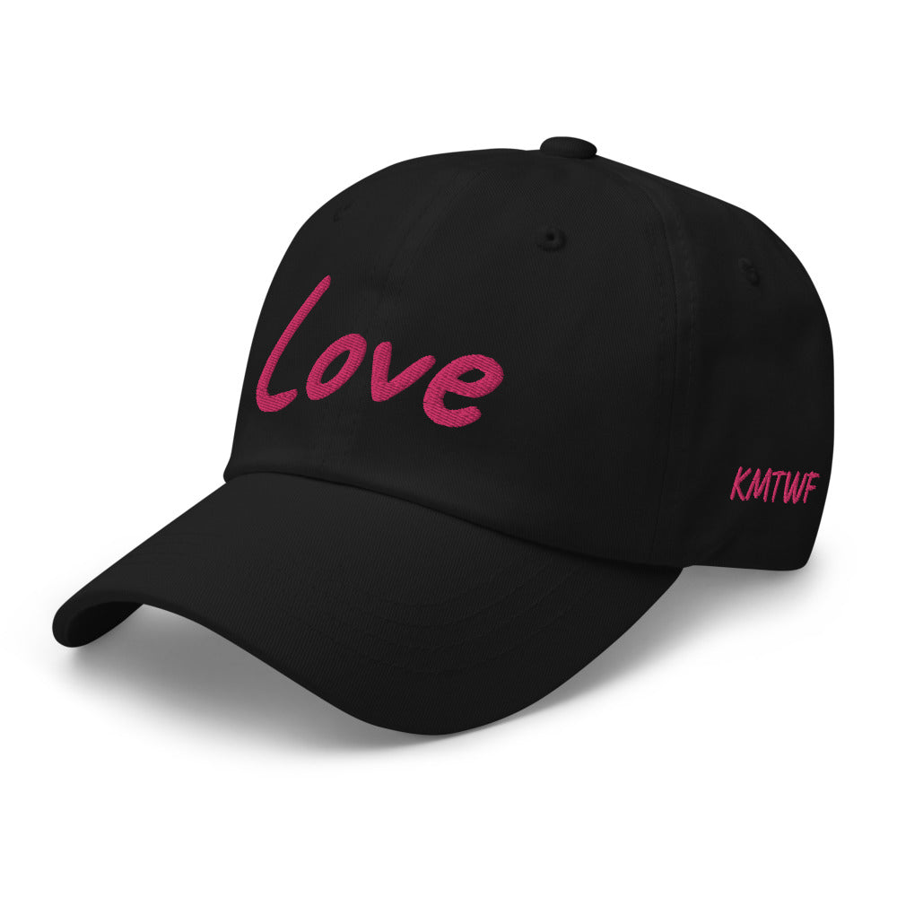 Love In Star Rose Quartz Embroidery on Classic Dad Hat