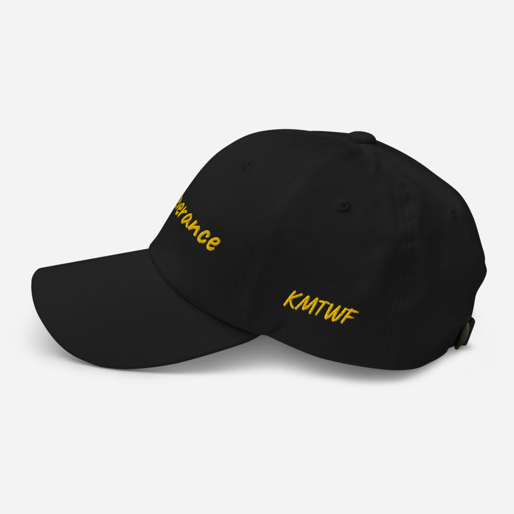 Perseverance In Gold Embroidery on Classic Dad Hat