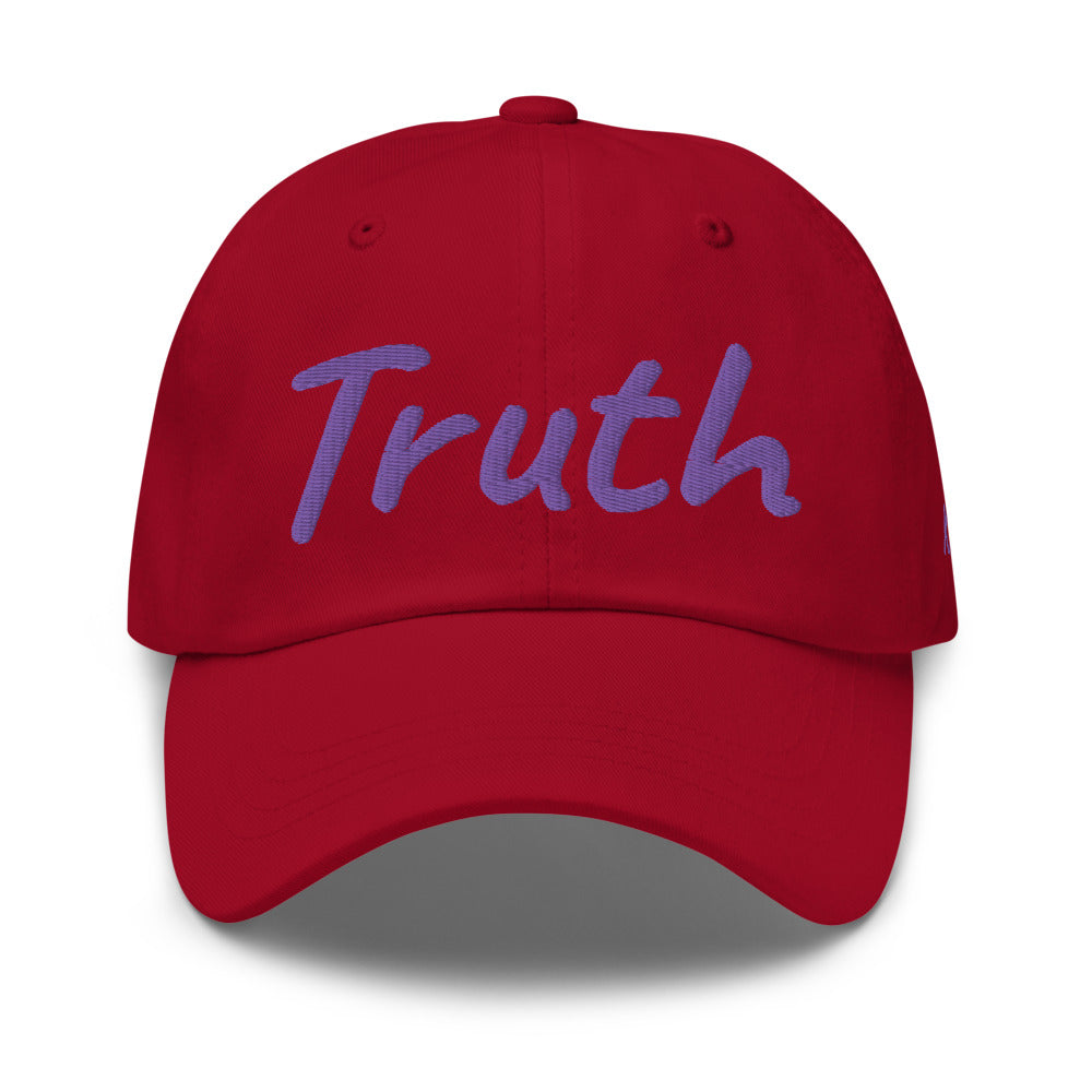 Truth In Amethyst Embroidery on Classic Dad Hat