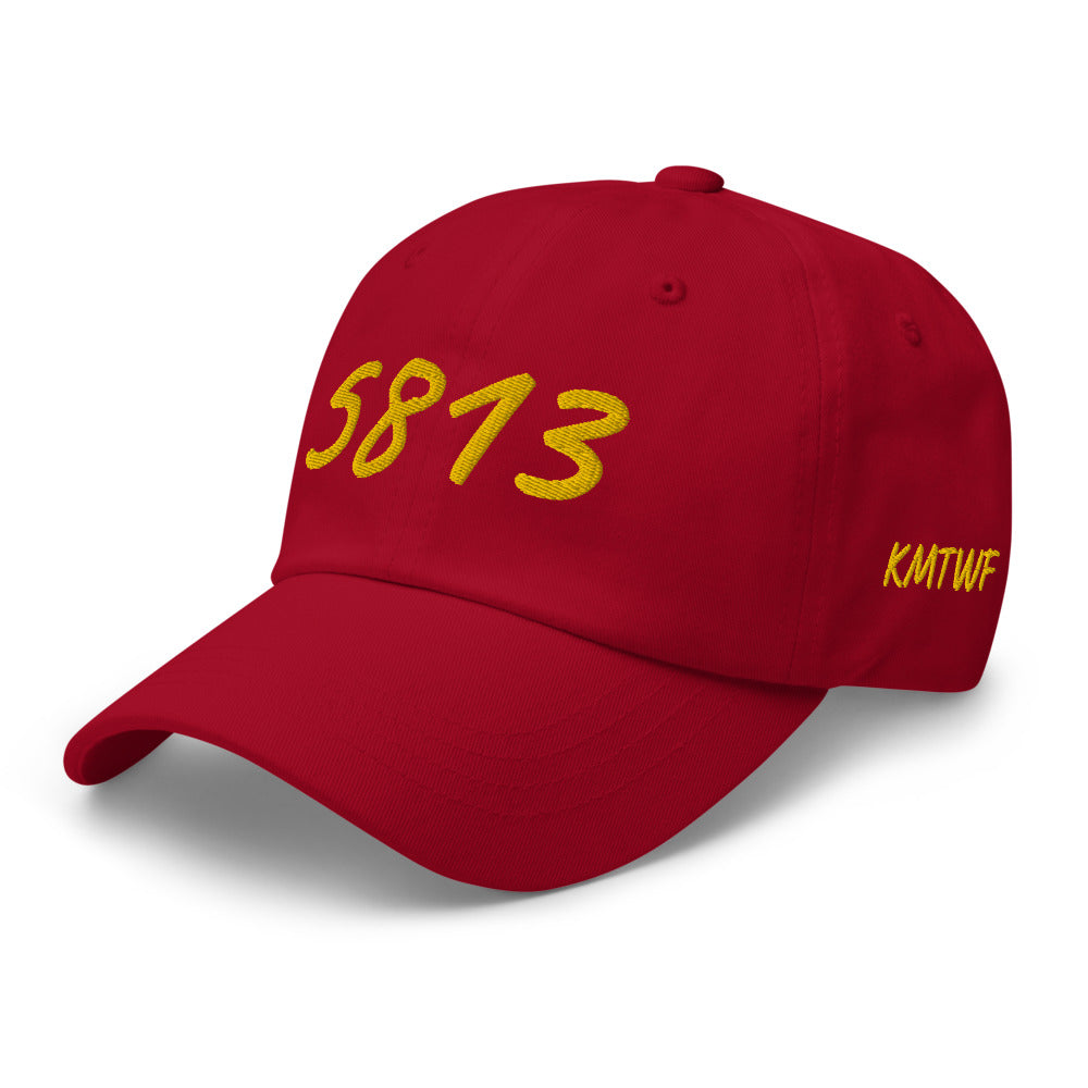 5813 In Gold Embroidery on Classic Dad Hat