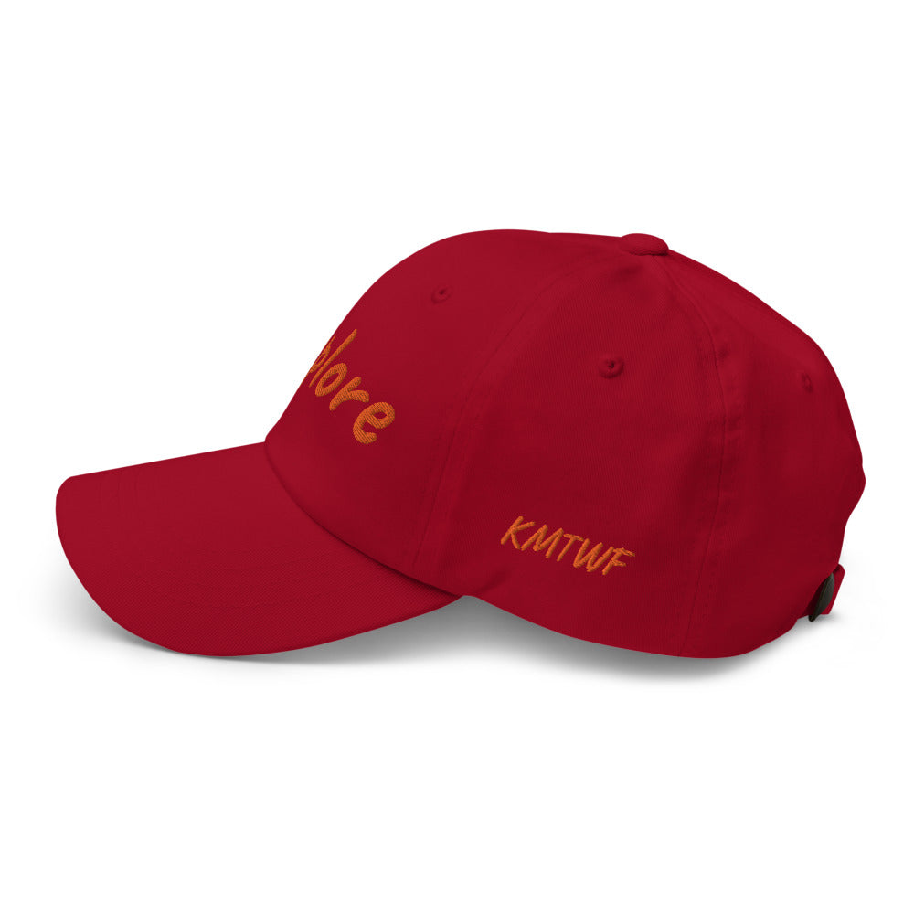 Explore In Amber Embroidery on Classic Dad Hat