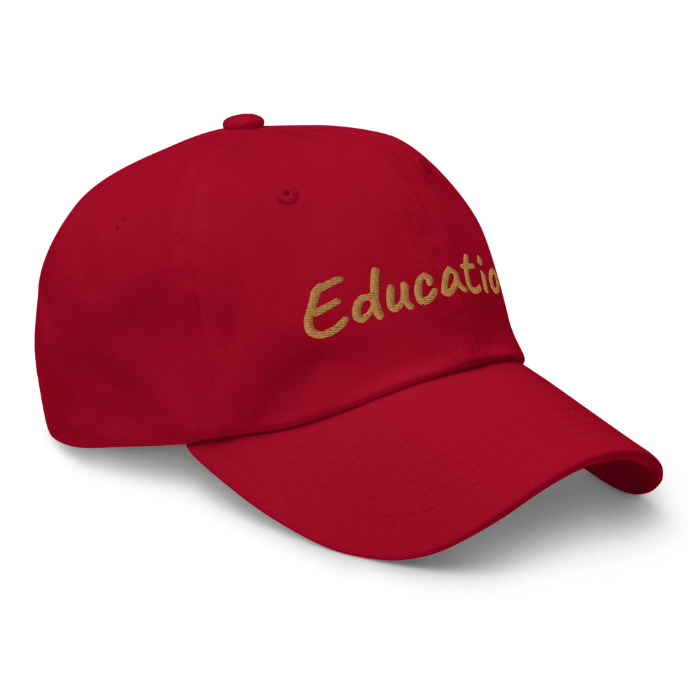 Education In Copper Embroidery on Classic Dad Hat