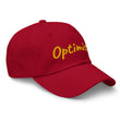 Optimist In Gold Embroidery on Classic Dad Hat