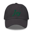 Joy In Emerald Embroidery on Classic Dad Hat