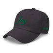 Joy In Emerald Embroidery on Classic Dad Hat