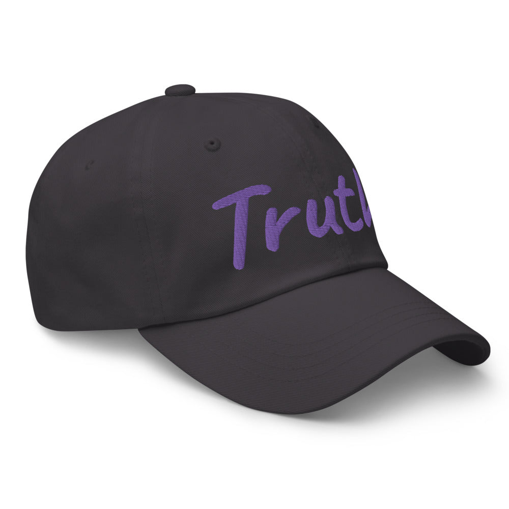 Truth In Amethyst Embroidery on Classic Dad Hat