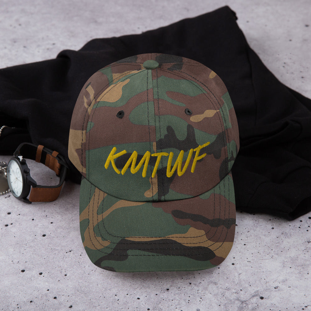 KMTWF In Gold Embroidery on Classic Dad Hat