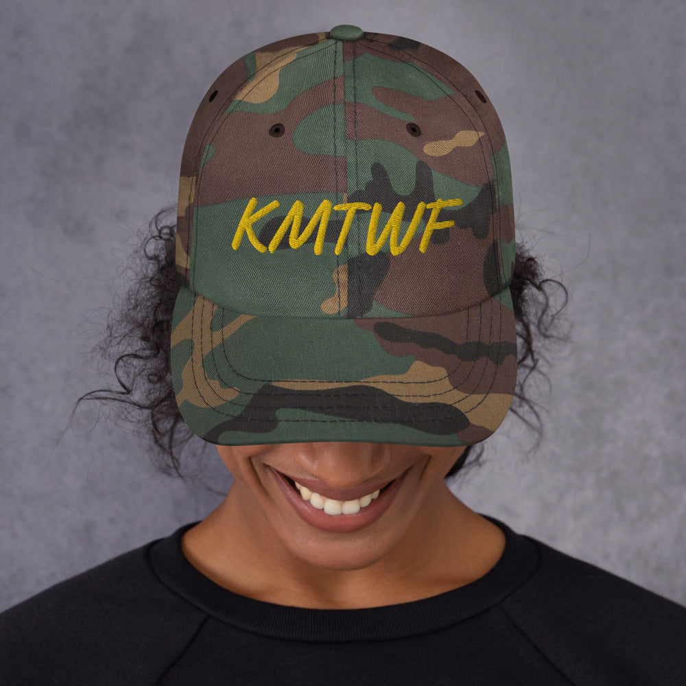 KMTWF In Gold Embroidery on Classic Dad Hat