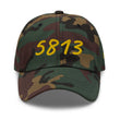 5813 In Gold Embroidery on Classic Dad Hat