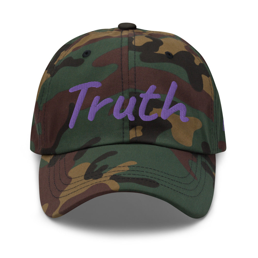 Truth In Amethyst Embroidery on Classic Dad Hat