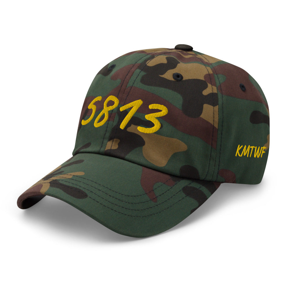 5813 In Gold Embroidery on Classic Dad Hat