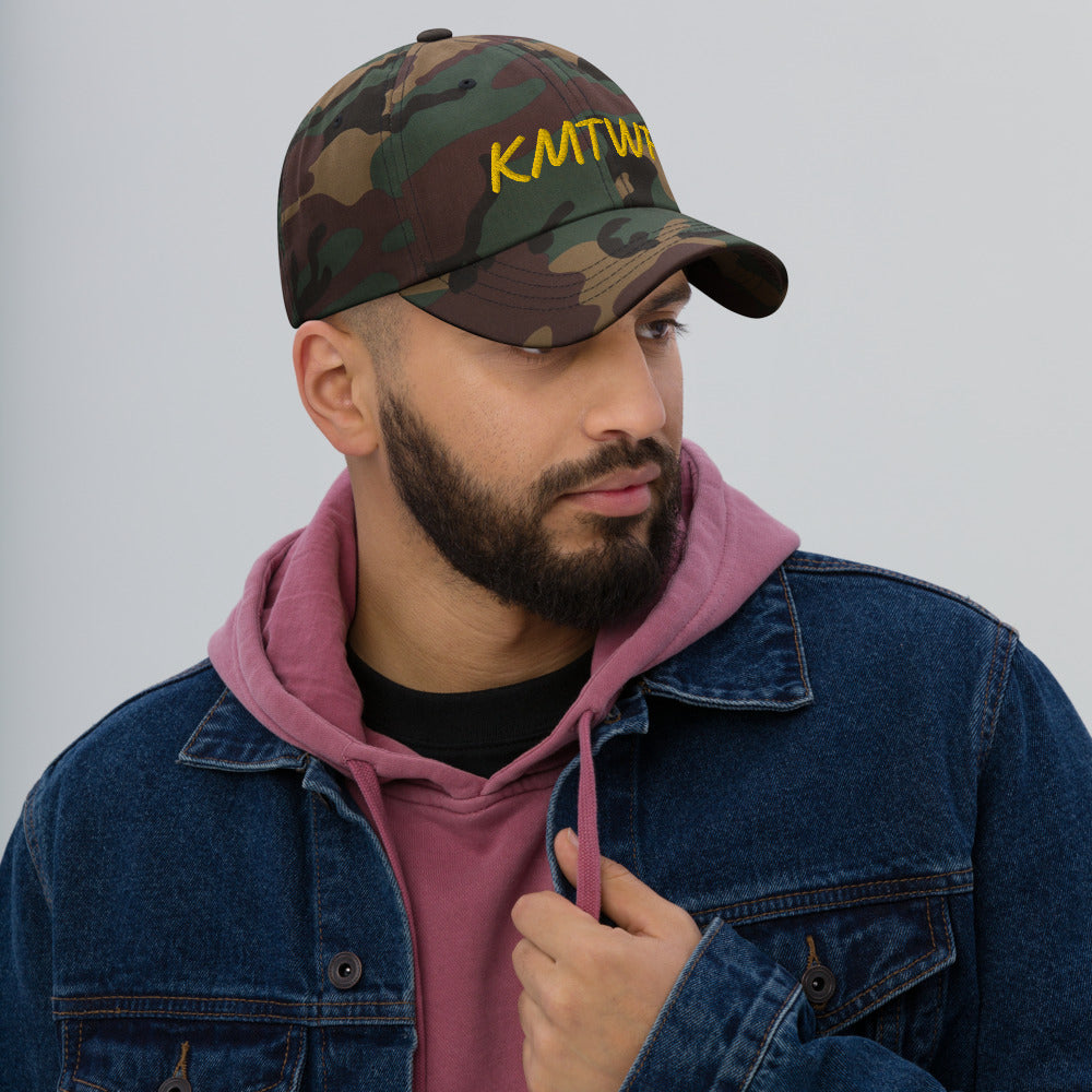 KMTWF In Gold Embroidery on Classic Dad Hat