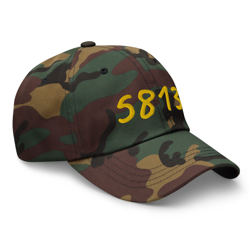 5813 In Gold Embroidery on Classic Dad Hat