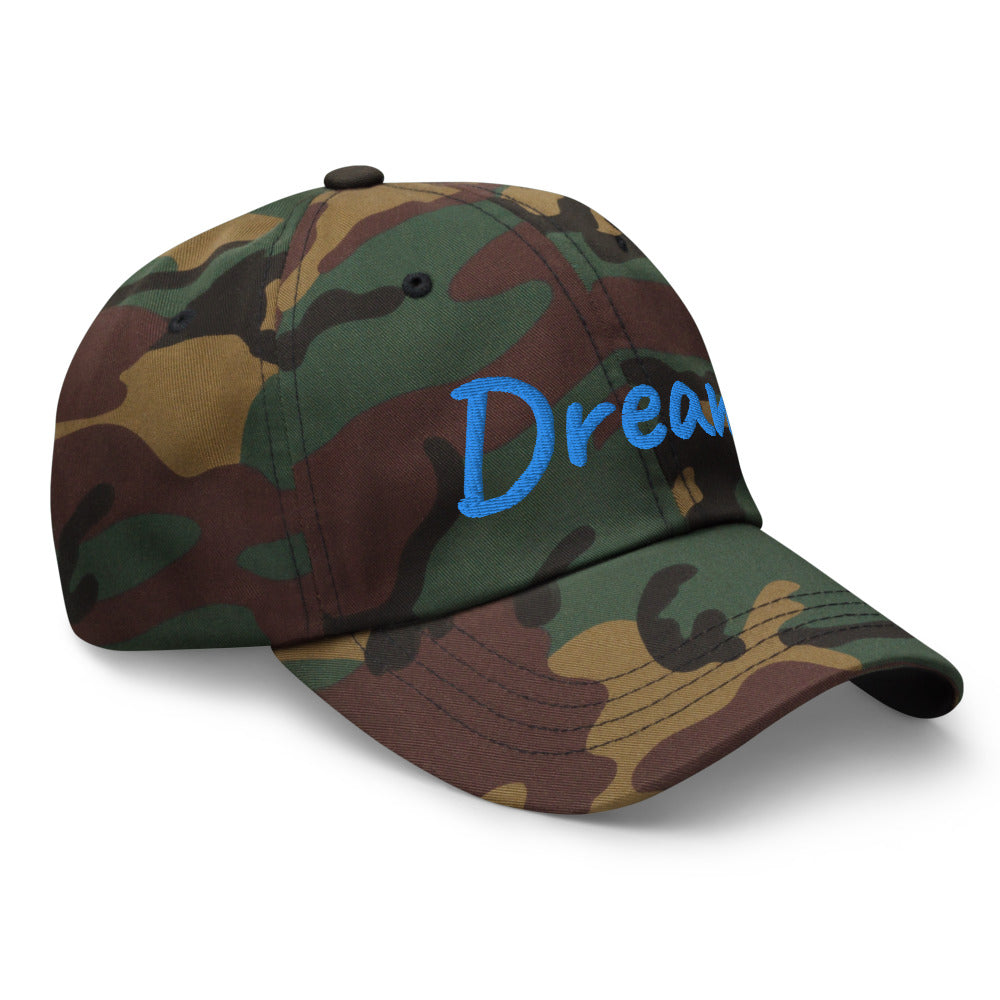 Dream In Sapphire Embroidery on Classic Dad Hat