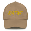 KMTWF In Gold Embroidery on Classic Dad Hat