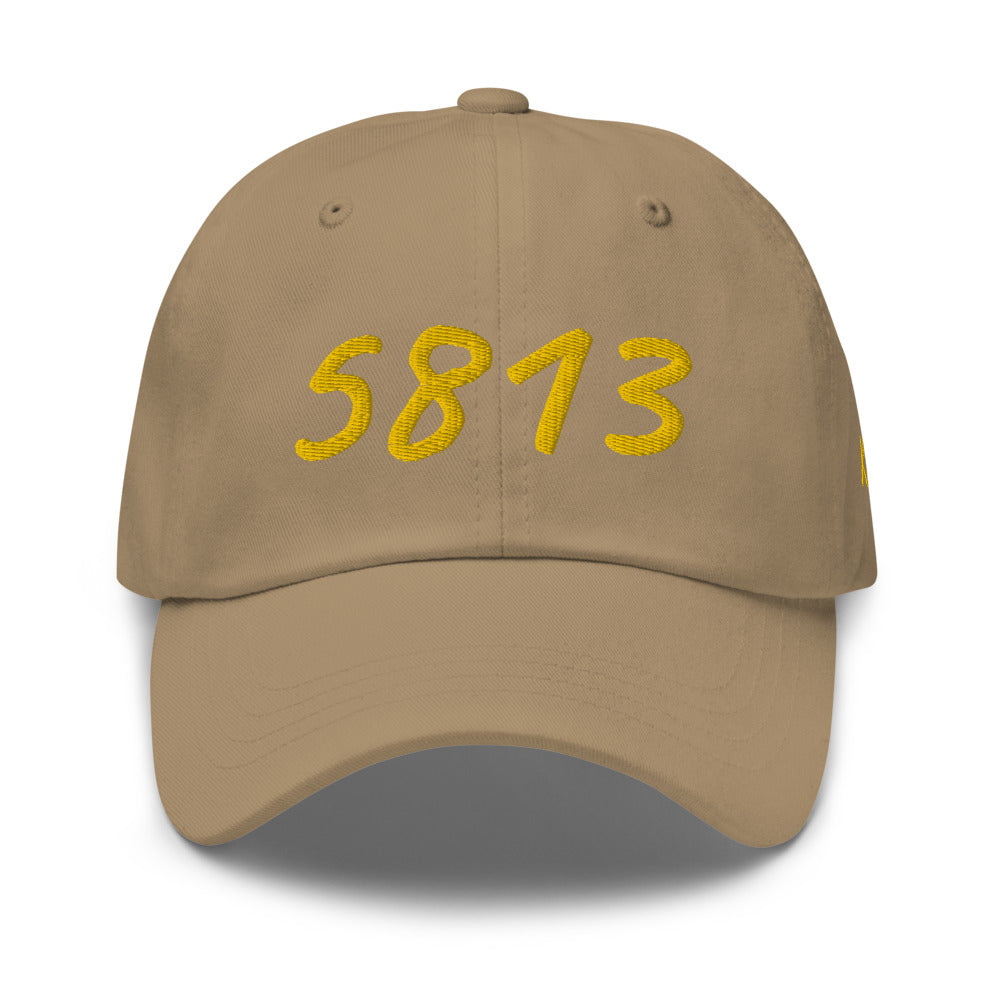 5813 In Gold Embroidery on Classic Dad Hat