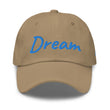 Dream In Sapphire Embroidery on Classic Dad Hat