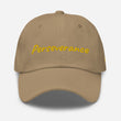 Perseverance In Gold Embroidery on Classic Dad Hat