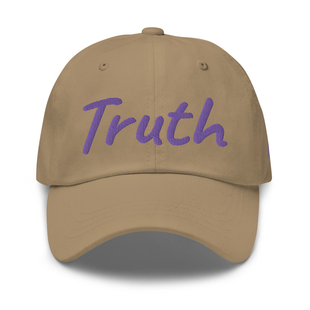 Truth In Amethyst Embroidery on Classic Dad Hat