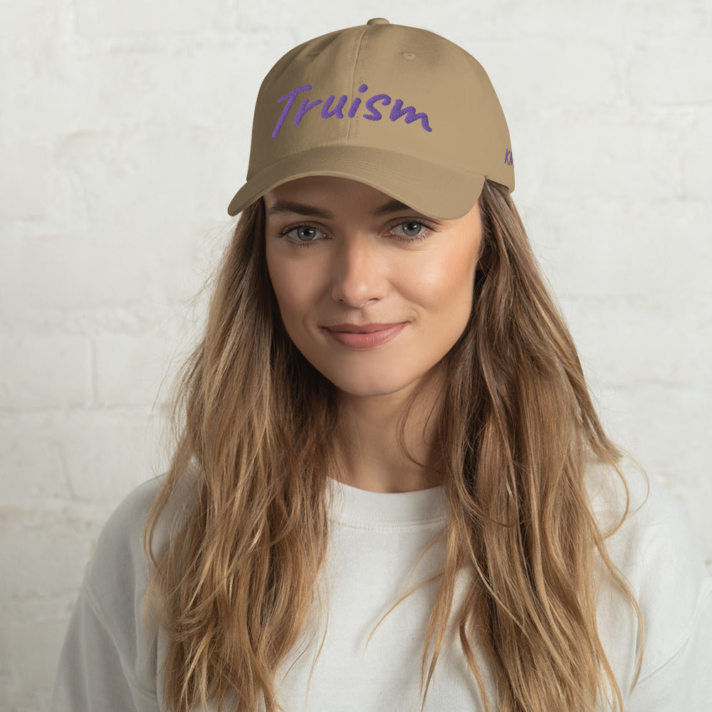 Truism In Amethyst Embroidery on Classic Dad Hat