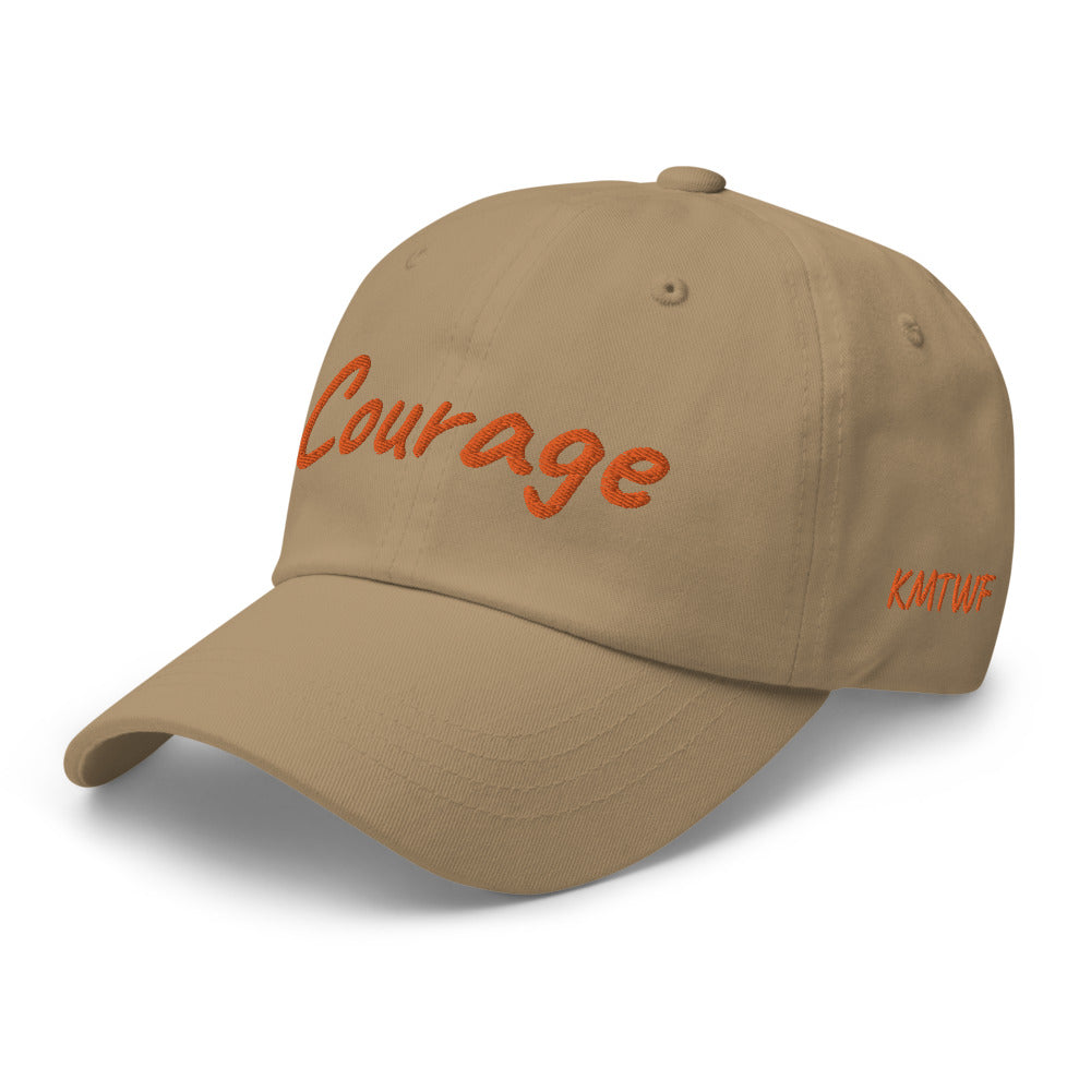 Courage In Amber Embroidery on Classic Dad Hat