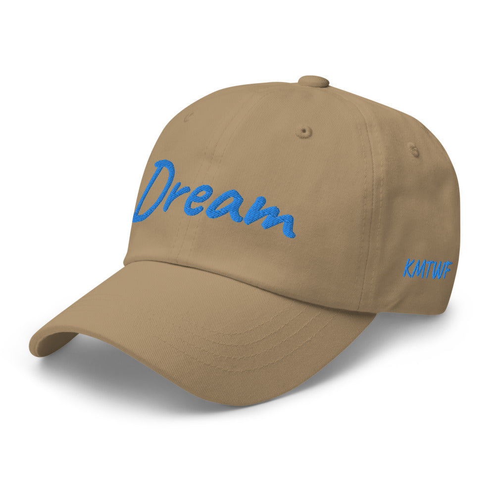 Dream In Sapphire Embroidery on Classic Dad Hat