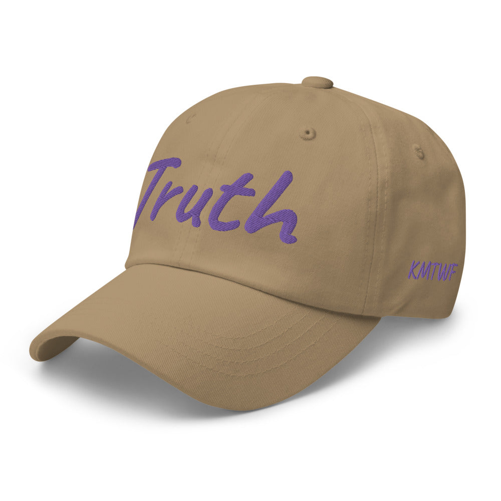 Truth In Amethyst Embroidery on Classic Dad Hat