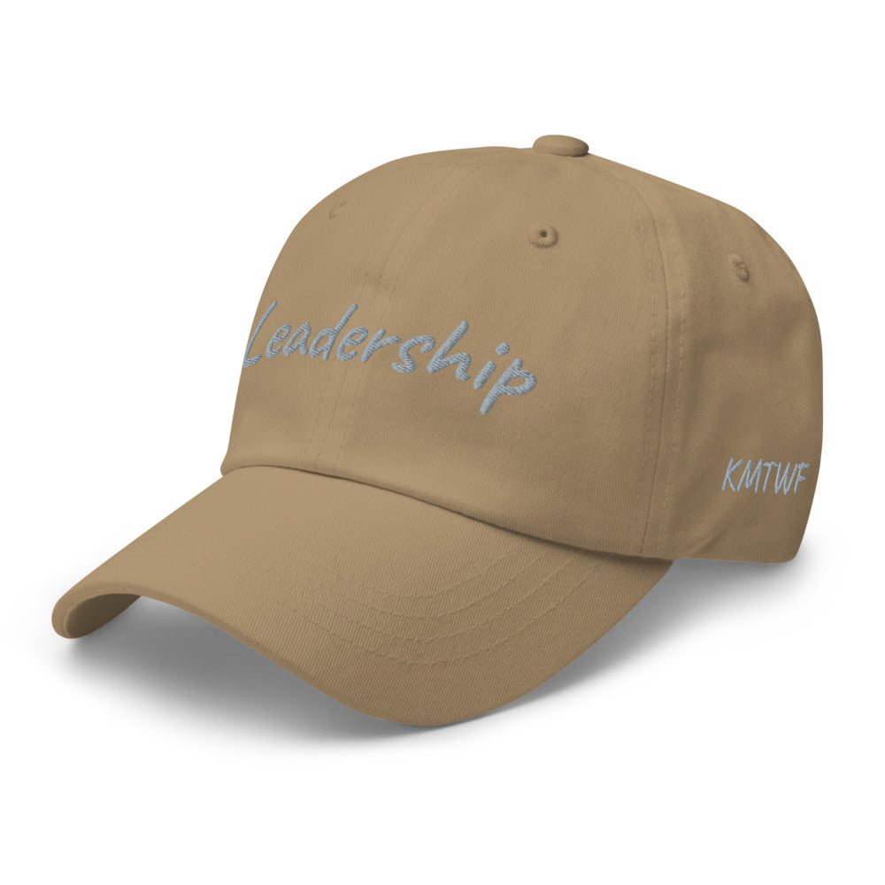 Leadership In Silver Embroidery on Classic Dad Hat