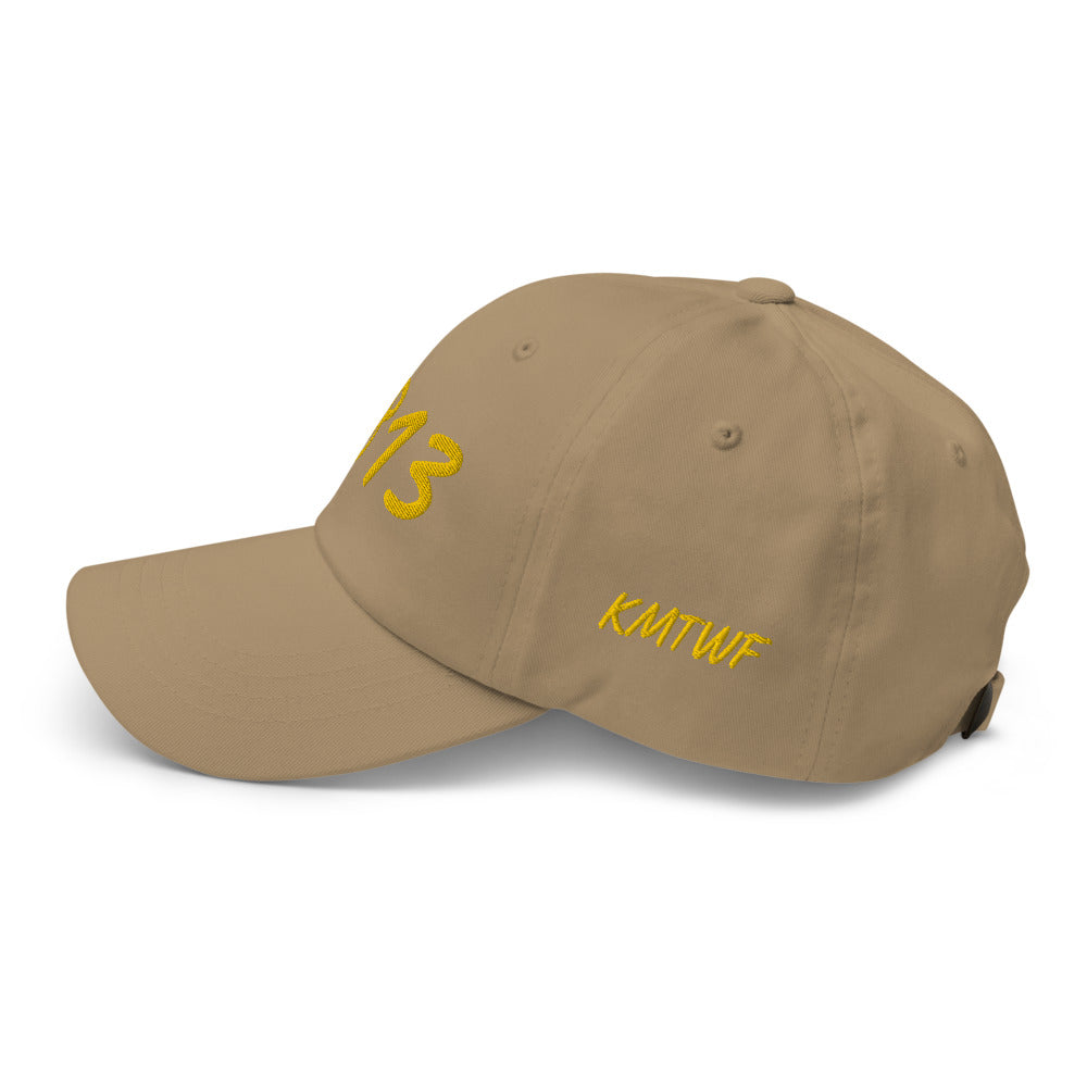 5813 In Gold Embroidery on Classic Dad Hat