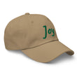 Joy In Emerald Embroidery on Classic Dad Hat