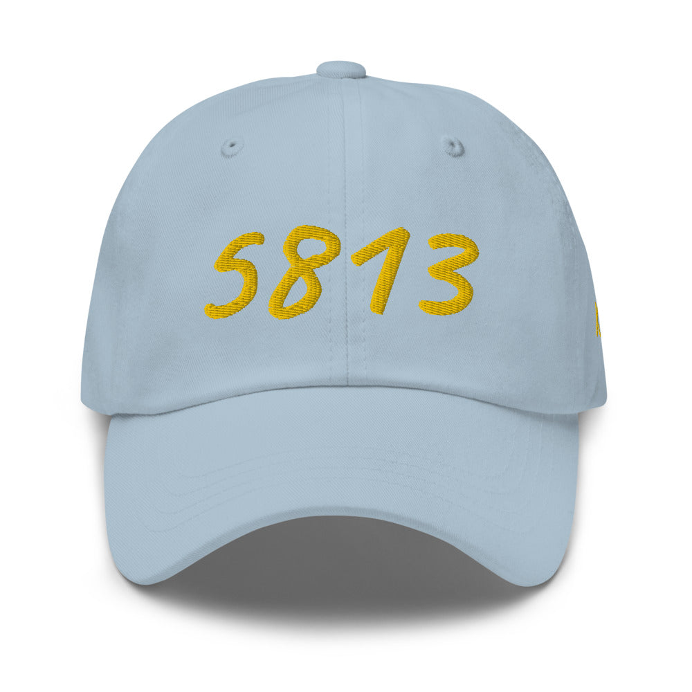 5813 In Gold Embroidery on Classic Dad Hat