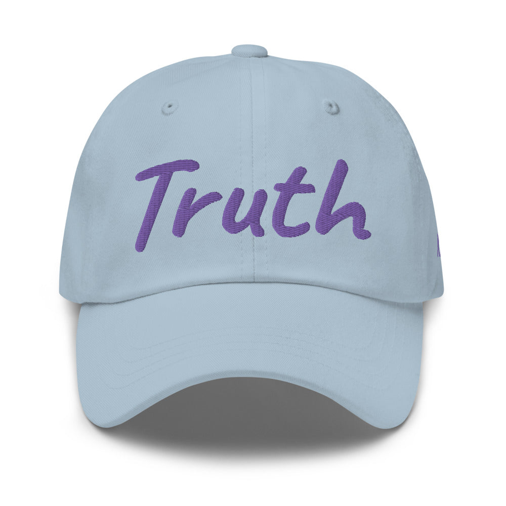 Truth In Amethyst Embroidery on Classic Dad Hat