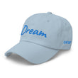 Dream In Sapphire Embroidery on Classic Dad Hat