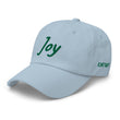 Joy In Emerald Embroidery on Classic Dad Hat