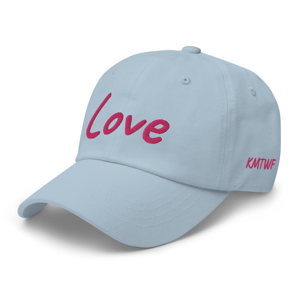 Love In Star Rose Quartz Embroidery on Classic Dad Hat