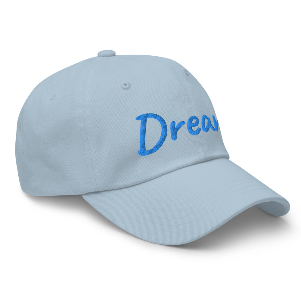 Dream In Sapphire Embroidery on Classic Dad Hat