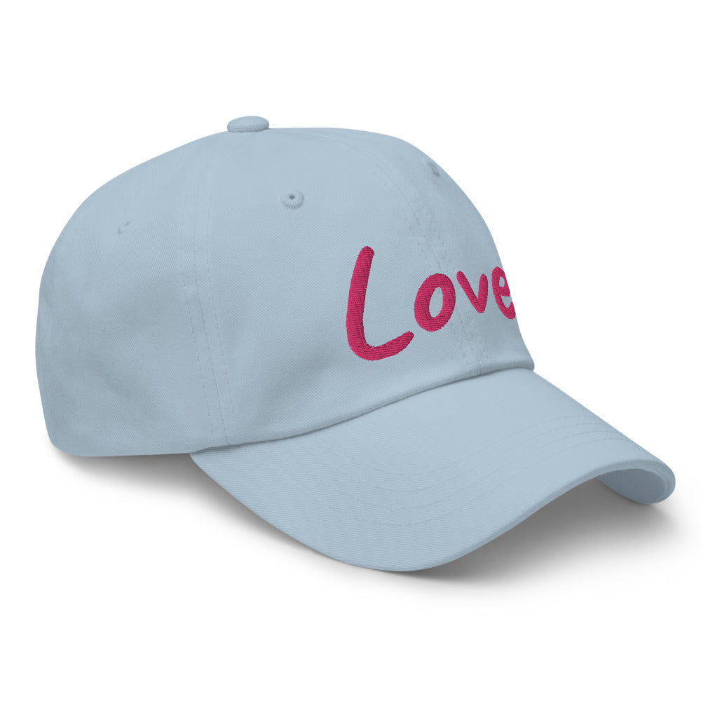 Love In Star Rose Quartz Embroidery on Classic Dad Hat