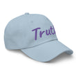 Truth In Amethyst Embroidery on Classic Dad Hat