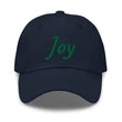 Joy In Emerald Embroidery on Classic Dad Hat