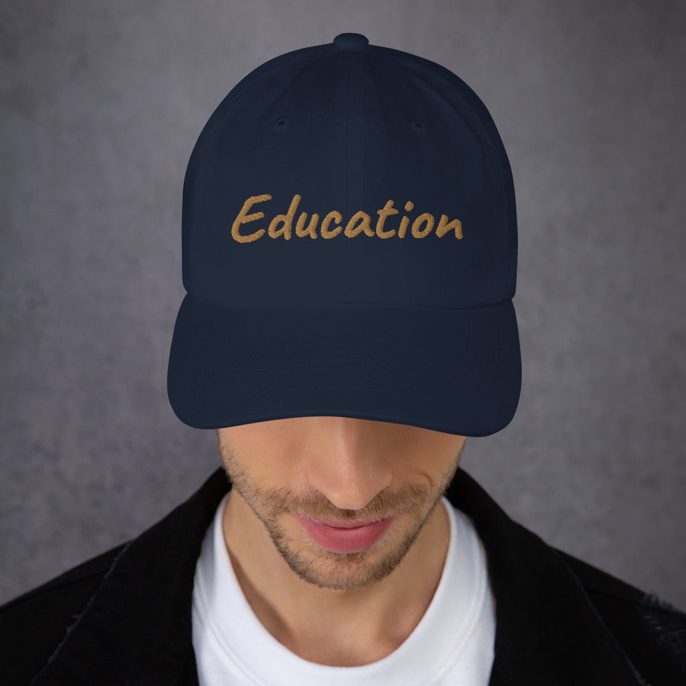 Education In Copper Embroidery on Classic Dad Hat