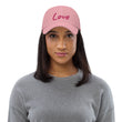 Love In Star Rose Quartz Embroidery on Classic Dad Hat