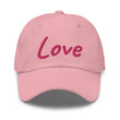 Love In Star Rose Quartz Embroidery on Classic Dad Hat